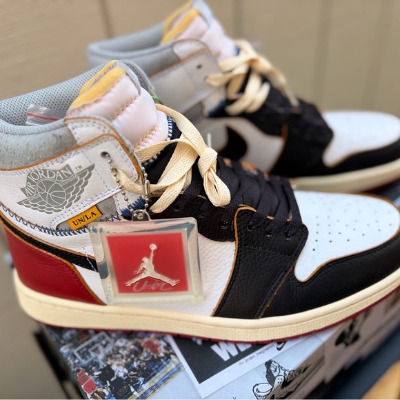 Jordan 1x UnionLA Black toe - Picture 5 of 9